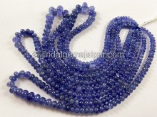 Tanzanite Far Smooth Roundelle Beads